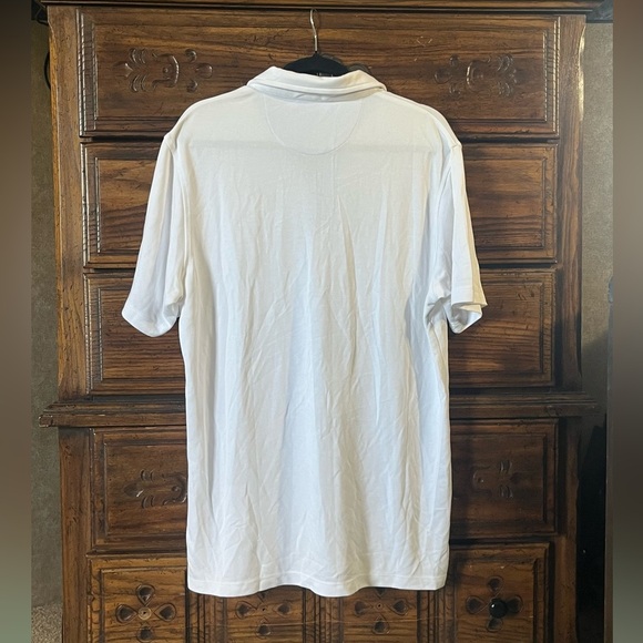 Tailorbyrd White Polo Shirt with Blue Accents - Picture 4 of 5